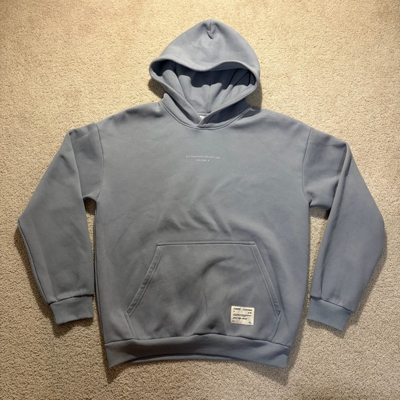 Comfrt Tops - Comfrt Affirmations Collection Blue Hoodie Size Medium